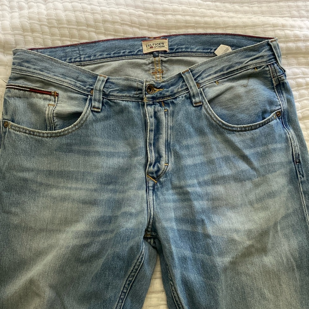 Tommy Hilfiger Mens Relaxed Fit Denim, 36/34